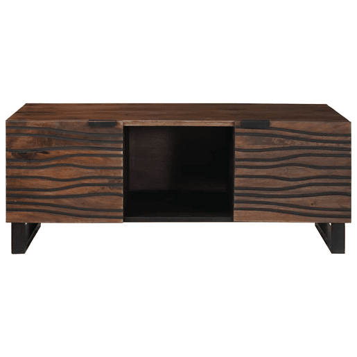 Mesa de Centro, Mesa baixa, Marrom e Preto 100 x 54 x 40 cm Mesa de Centro, Mesa baixa, Marrom e Preto 100 x 54 x 40 cm