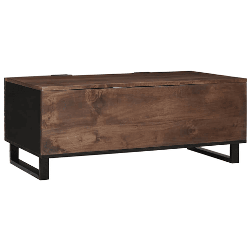 Mesa de Centro, Mesa baixa, Marrom e Preto 100 x 54 x 40 cm Mesa de Centro, Mesa baixa, Marrom e Preto 100 x 54 x 40 cm