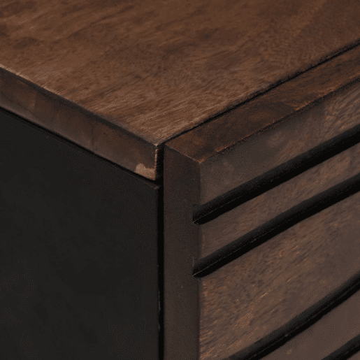 Mesa de Centro, Mesa baixa, Marrom e Preto 100 x 54 x 40 cm Mesa de Centro, Mesa baixa, Marrom e Preto 100 x 54 x 40 cm