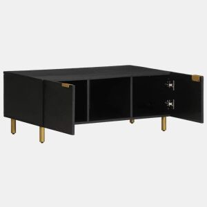 Mesa de Centro, Mesa baixa, 100x54x40 cm derivados de madeira preto
