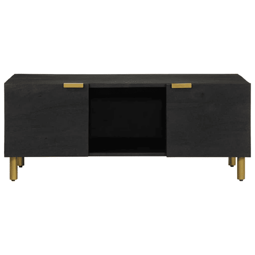 Mesa de Centro, Mesa baixa, 100x54x40 cm derivados de madeira preto Mesa de Centro, Mesa baixa, 100x54x40 cm derivados de madeira preto