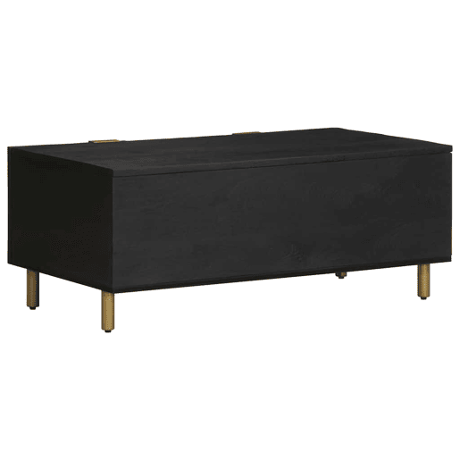 Mesa de Centro, Mesa baixa, 100x54x40 cm derivados de madeira preto Mesa de Centro, Mesa baixa, 100x54x40 cm derivados de madeira preto