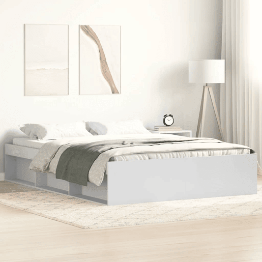 Estrutura de Cama de casal simple 160x200 cm branco