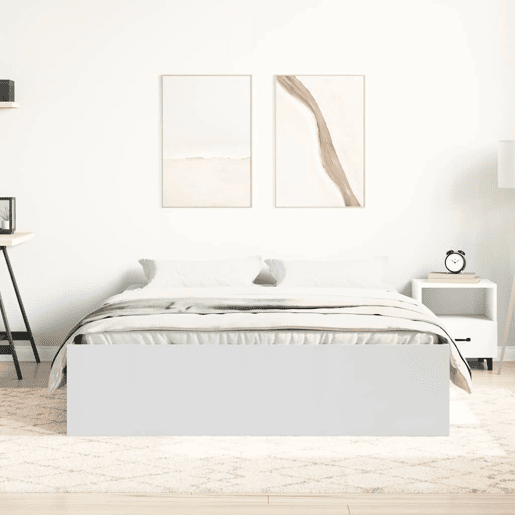 Estrutura de Cama de casal simple 160x200 cm branco