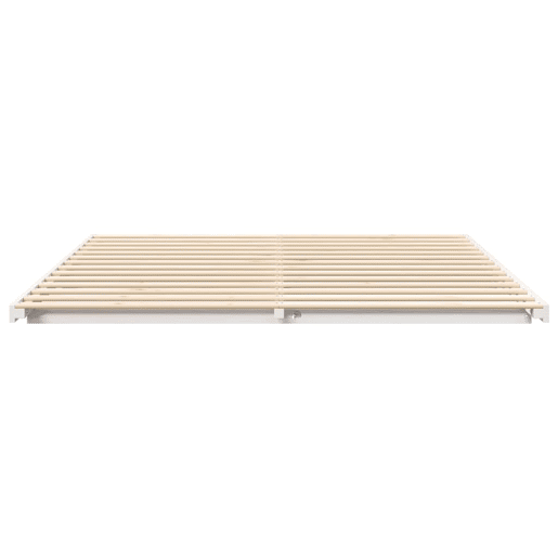 Estrutura de Cama de casal simple de chão Branco 200 x 220 cm
