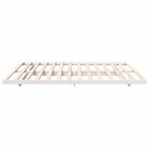 Estrutura de Cama de casal simple de chão Branco 200 x 220 cm