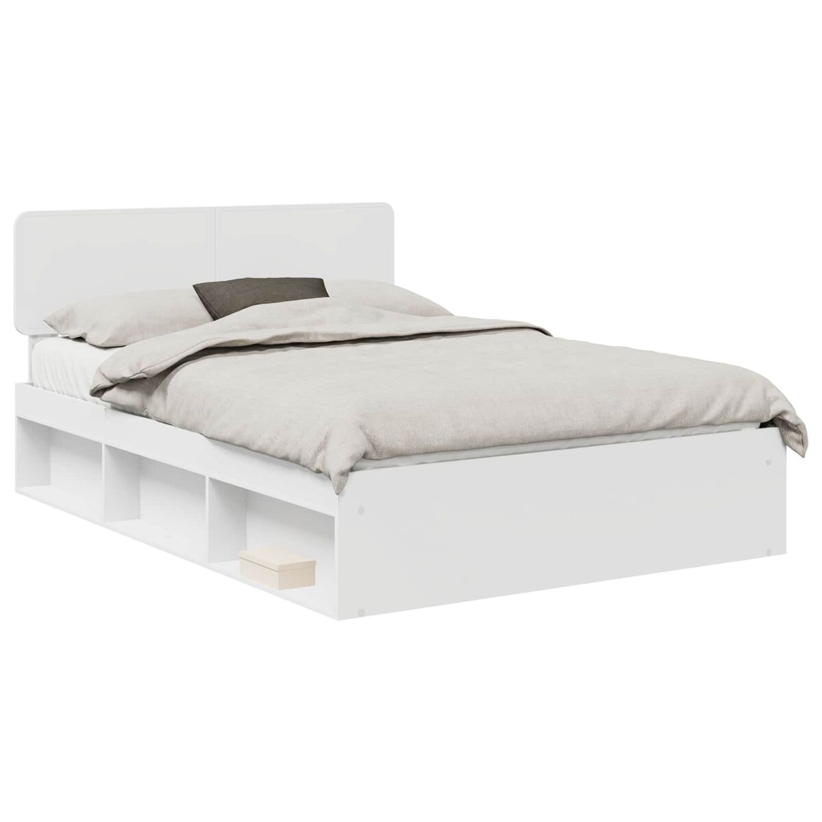 Estructura de cama doble matrimonial - 140 x 200 cm madera de pino macizo