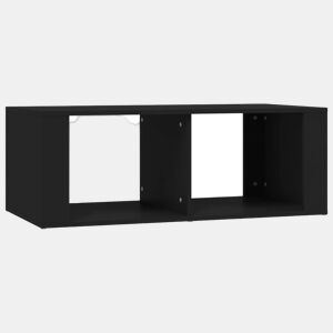 Mesa de Centro, Mesa baixa, 100x50x36 cm derivados de madeira preto