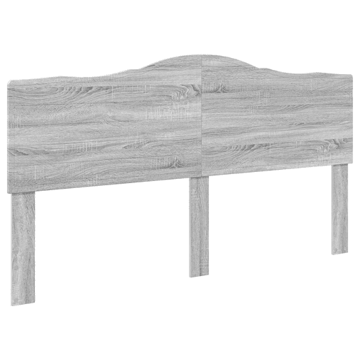 Estrutura de cama de casal king size com cabeceira - Cinza Sonoma 200 x 200 cm Estrutura de cama de casal king size com cabeceira - Cinza Sonoma 200 x 200 cm