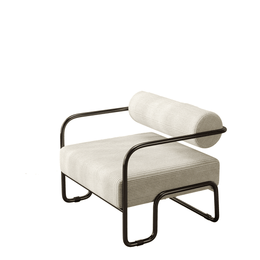 Poltrona lounge moderna 68,5 × 73 × 70,5 cm - encosto elegante, estofada em veludo suave e estrutura metálica preta, design minimalista para sala de estar, quarto ou escritório - bege Poltrona lounge moderna 68,5 × 73 × 70,5 cm - encosto elegante, estofada em veludo suave e estrutura metálica preta, design minimalista para sala de estar, quarto ou escritório - bege