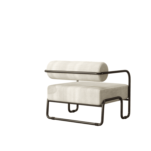Poltrona lounge moderna 68,5 × 73 × 70,5 cm - encosto elegante, estofada em veludo suave e estrutura metálica preta, design minimalista para sala de estar, quarto ou escritório - bege Poltrona lounge moderna 68,5 × 73 × 70,5 cm - encosto elegante, estofada em veludo suave e estrutura metálica preta, design minimalista para sala de estar, quarto ou escritório - bege
