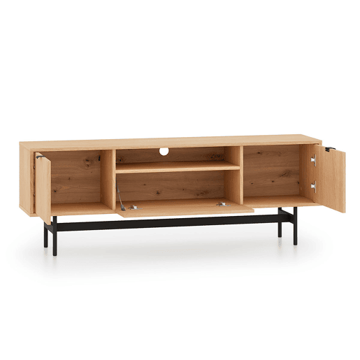 Móvel de TV 3 portas 150 cm Nila Madeira Móvel de TV 3 portas 150 cm Nila Madeira