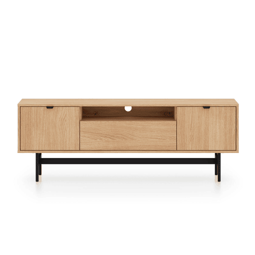 Móvel de TV 3 portas 150 cm Nila Madeira Móvel de TV 3 portas 150 cm Nila Madeira