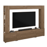 Móvel TV 5 portas 8 nichos 260 cm Nala Madeira