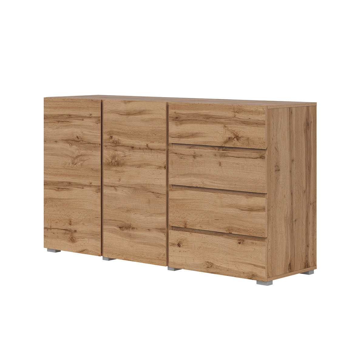 Aparador 2 puertas 4 cajones maxis madera