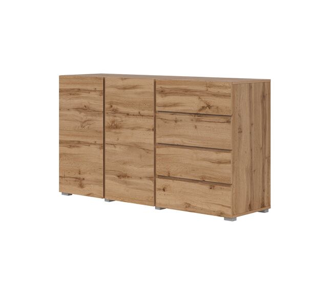 Aparador 2 puertas 4 cajones maxis madera
