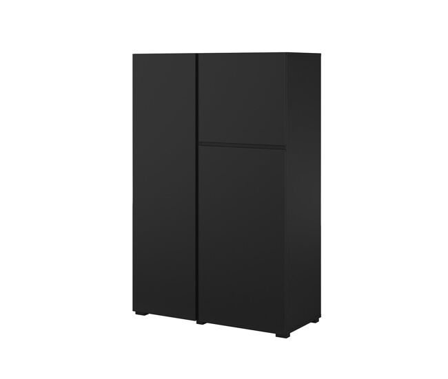 Aparador alto 3 puertas maxis negro