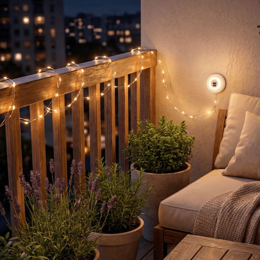 Aktive Lâmpada de acampamento LED e guirlanda de 10 metros com 200 lúmens Aktive Lâmpada de acampamento LED e guirlanda de 10 metros com 200 lúmens