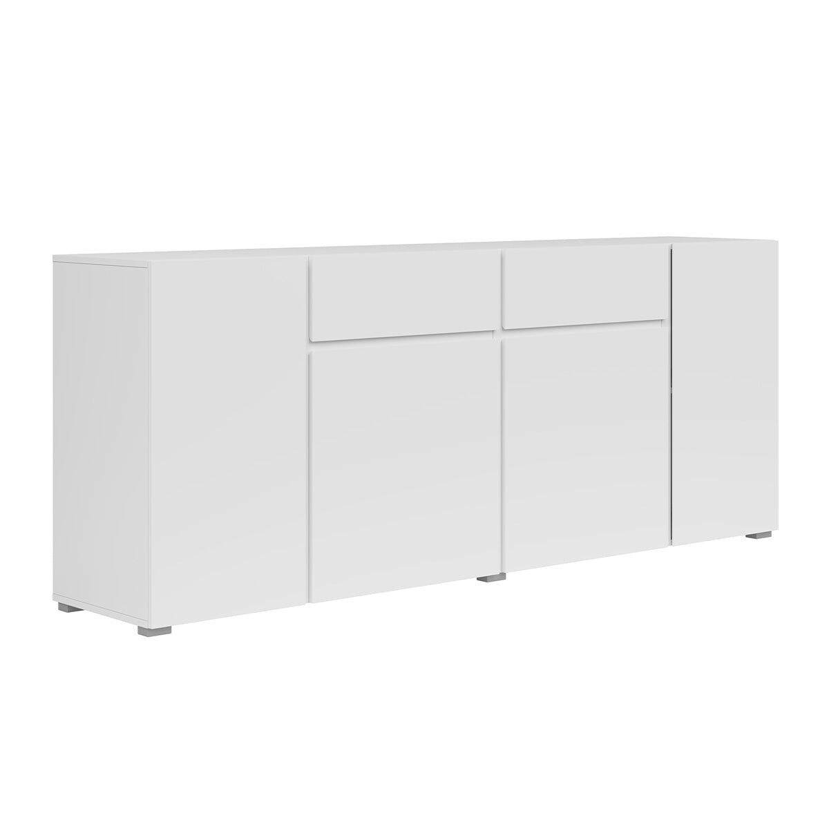 Aparador 4 puertas 2 cajones Maxis 195 Blanco