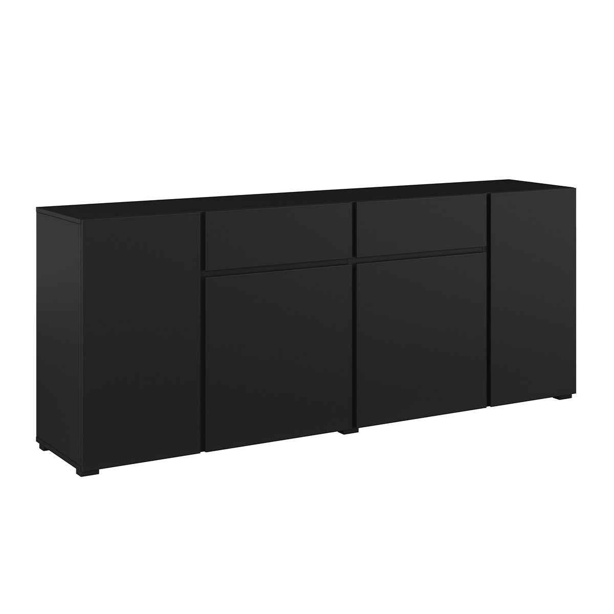 Aparador 4 puertas 2 cajones Maxis 195 Negro