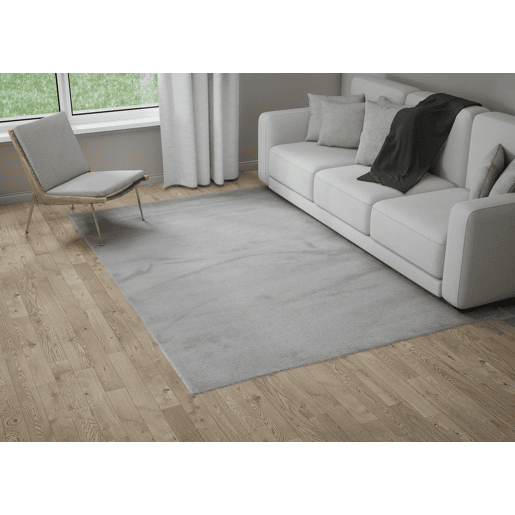 Tapete Desgrenhado 120x160 cm, prata simples Tapete Desgrenhado 120x160 cm, prata simples