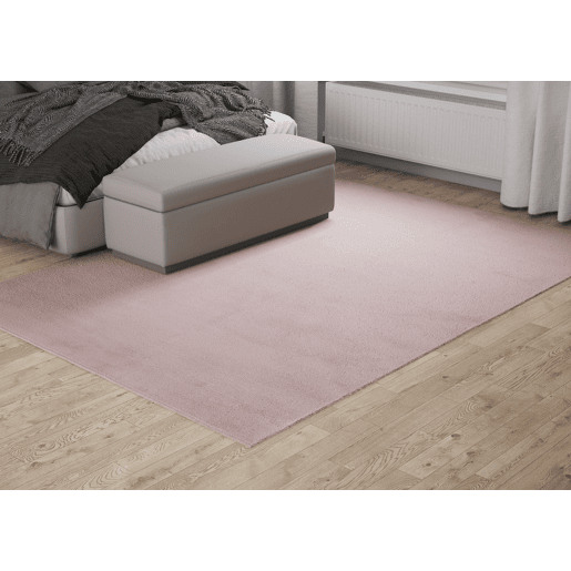Carpet Shaggy 160x220 cm, blush simples