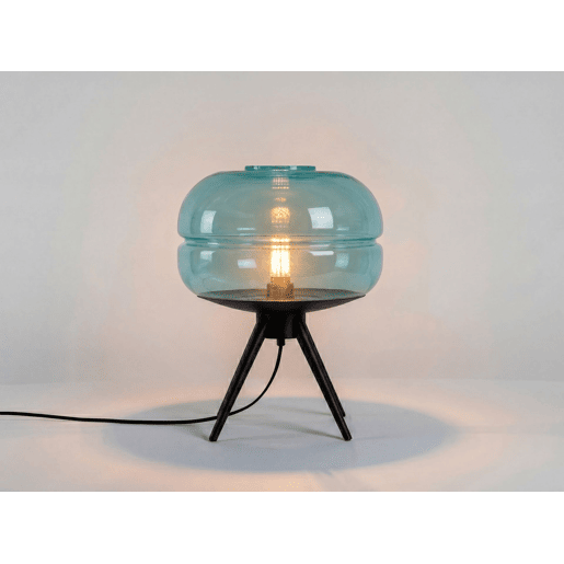 THE LUMINE Candeeiro de mesa em vidro e aço
