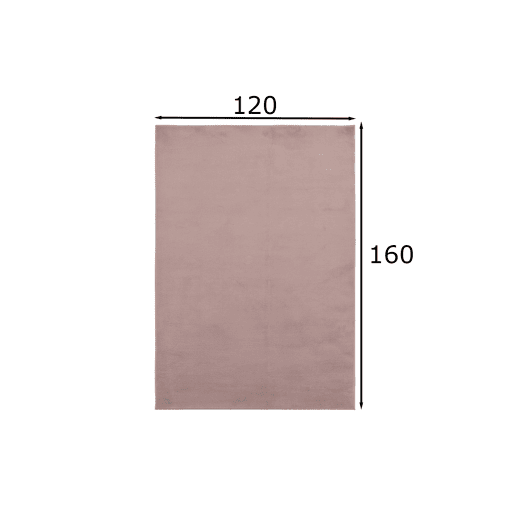 Carpet Shaggy 120x160 cm, blush simples Carpet Shaggy 120x160 cm, blush simples