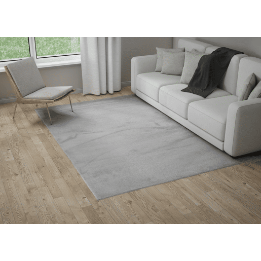 Carpet Shaggy 160x220 cm, prata simples