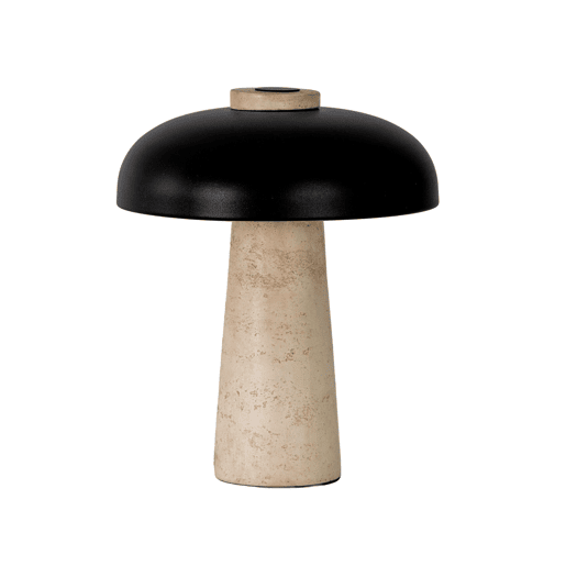 THE LUMINE Candeeiro de mesa em aço e mármore porcelânico