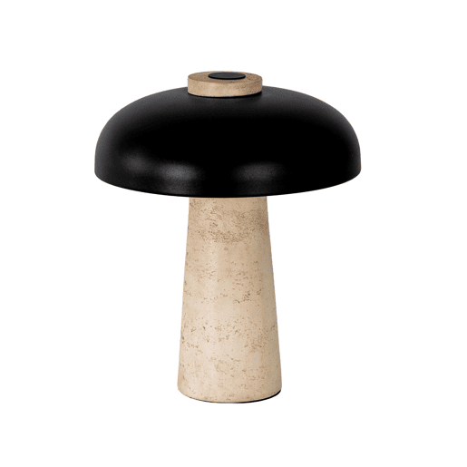 THE LUMINE Candeeiro de mesa em aço e mármore porcelânico