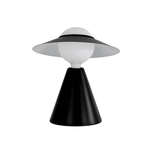 THE LUMINE Candeeiro de mesa em vidro e aço