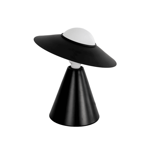 THE LUMINE Candeeiro de mesa em vidro e aço