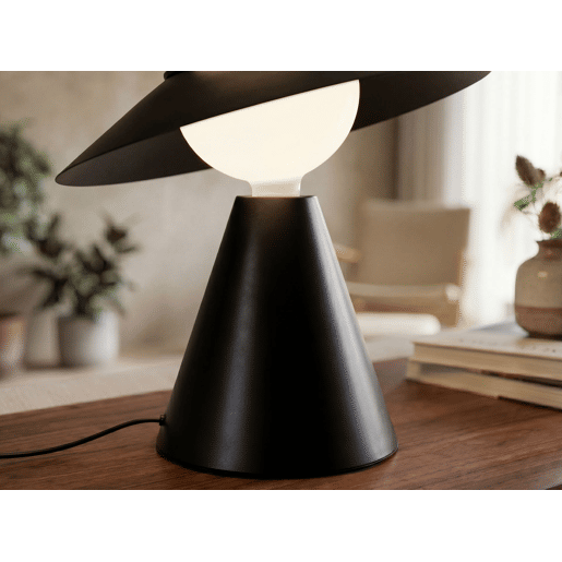 THE LUMINE Candeeiro de mesa em vidro e aço