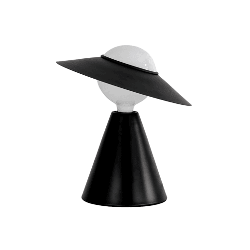 THE LUMINE Candeeiro de mesa em vidro e aço