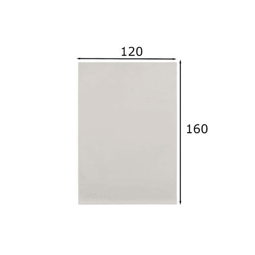 Carpet Shaggy 120x160 cm, marfim simples Carpet Shaggy 120x160 cm, marfim simples