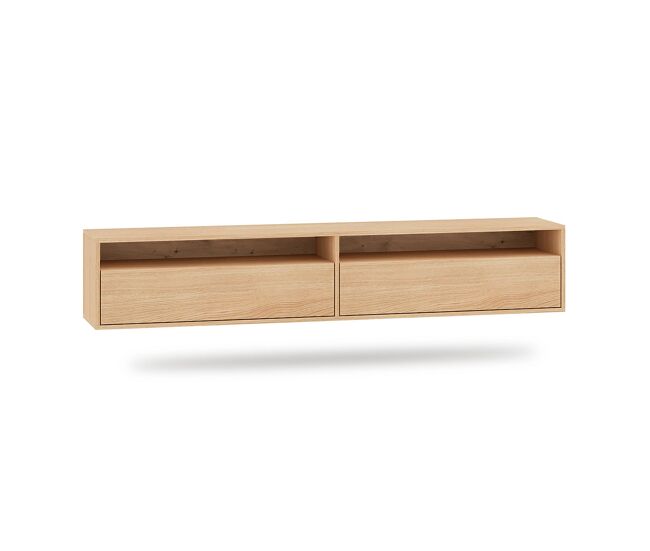 Mueble TV mural Nila Madera 2 puertas 180 cm