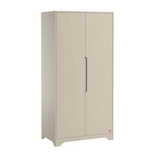 Cómoda de 3 gavetas e roupeiro de 2 portas Vox Ova Bege Cómoda de 3 gavetas e roupeiro de 2 portas Vox Ova Bege