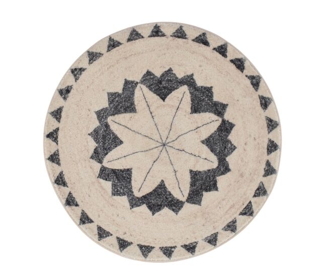 Alfombra redonda ø 90 cm, marfil
