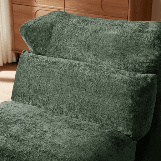 Poltrona Descapotável em Chenille