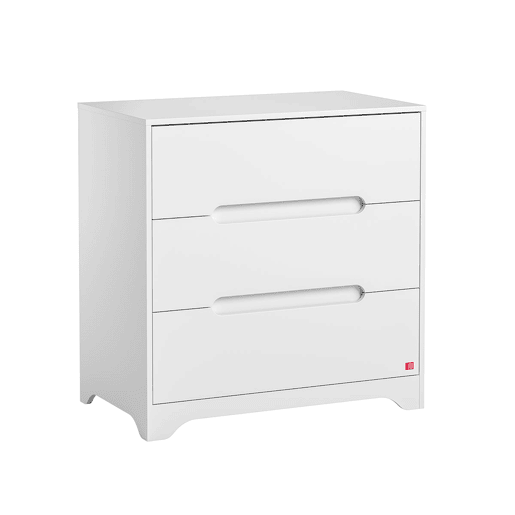Berço evolutivo 70x140 e cómoda de 3 gavetas Vox Ova Branco Berço evolutivo 70x140 e cómoda de 3 gavetas Vox Ova Branco