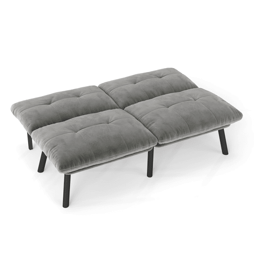 Sofá-Cama Futon Clic-Clac Veludo MOMENTUMKRON