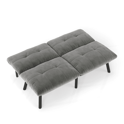 Sofá-Cama Futon Clic-Clac Veludo MOMENTUMKRON