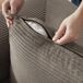 Sofá cama modular en terciopelo estilo tatami – MERIDIANLIRA Sofá cama modular en terciopelo estilo tatami – MERIDIANLIRA Gris Azul