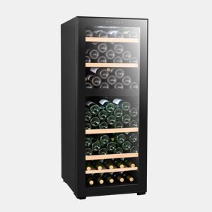 Cave de Vinho CLIMADIFF CEPAGE108DZ (108 Garrafas - 2 zonas - Preto)