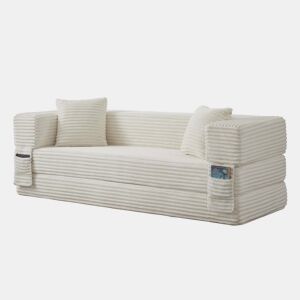 Sofá-Cama Modular 3 Lugares Veludo Tatami NEXUSVORN