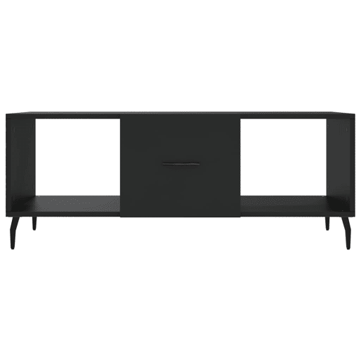 Mesa de Centro, Mesa baixa, 102x50x40 cm madeira processada preto