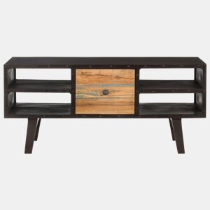 Mesa de Centro, Mesa baixa, 100x50x45 cm madeira recuperada maciça