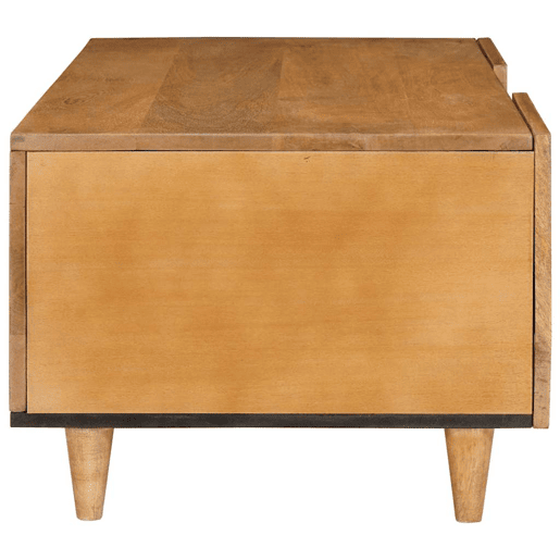 Mesa de Centro, Mesa baixa, com prateleira Marrom Claro 100 x 54 x 40 cm