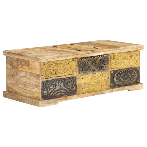 Mesa de Centro, Mesa baixa, 100x50x35 cm madeira de mangueira maciça Mesa de Centro, Mesa baixa, 100x50x35 cm madeira de mangueira maciça